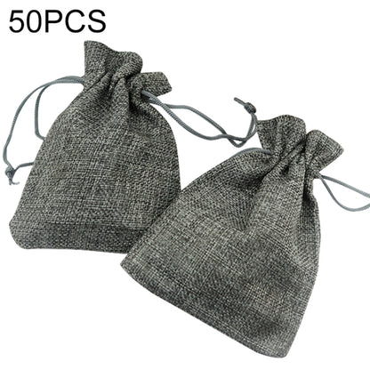 50 PCS Multi size Linen Jute Drawstring Gift Bags Sacks Wedding Birthday Party Favors Drawstring Gift Bags