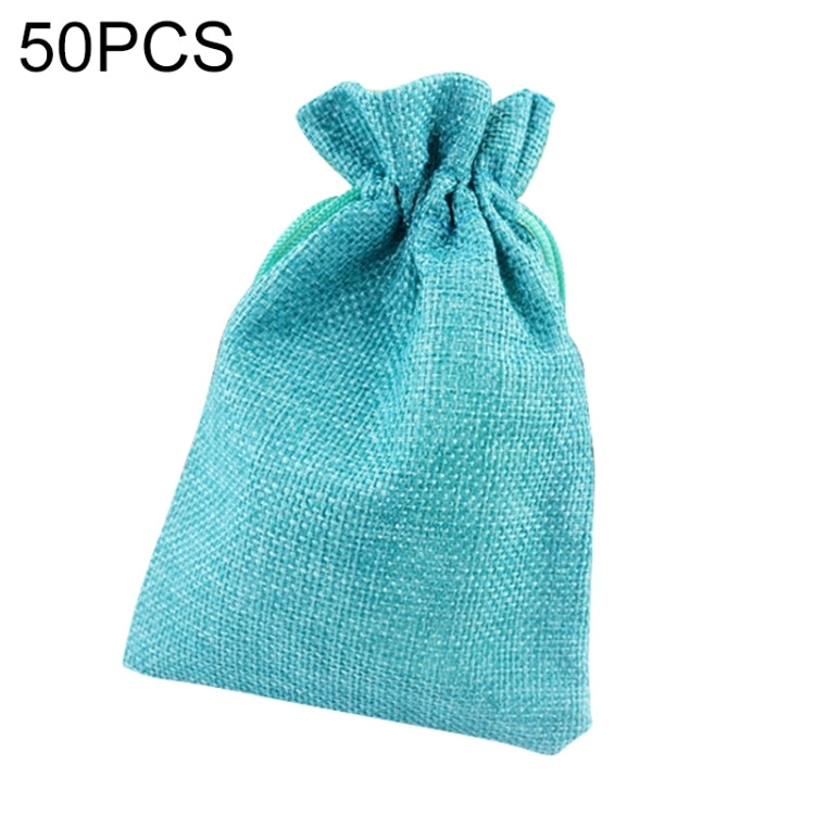 50 PCS Multi size Linen Jute Drawstring Gift Bags Sacks Wedding Birthday Party Favors Drawstring Gift Bags