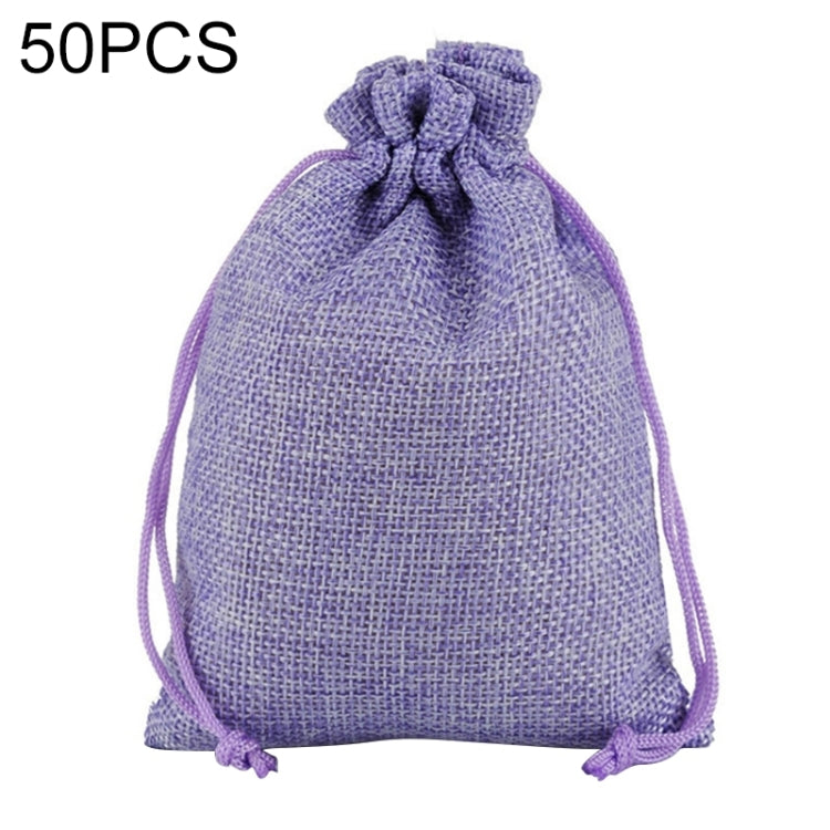 50 PCS Multi size Linen Jute Drawstring Gift Bags Sacks Wedding Birthday Party Favors Drawstring Gift Bags