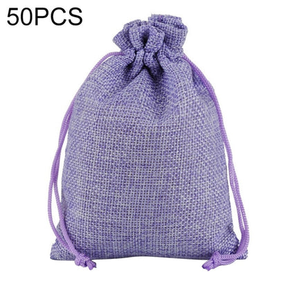 50 PCS Multi size Linen Jute Drawstring Gift Bags Sacks Wedding Birthday Party Favors Drawstring Gift Bags