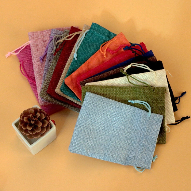 50 PCS Multi size Linen Jute Drawstring Gift Bags Sacks Wedding Birthday Party Favors Drawstring Gift Bags