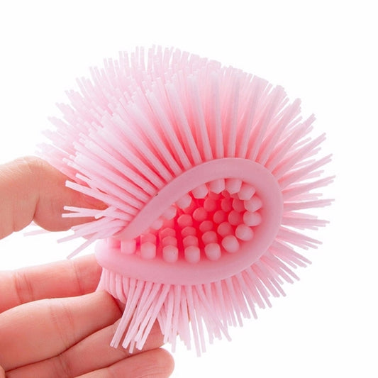 Silicone Scalp Shower Massage Brush Soft Baby Bath Brush, Silicone Scalp Bath Brush