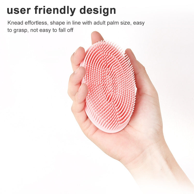 Silicone Scalp Shower Massage Brush Soft Baby Bath Brush, Silicone Scalp Bath Brush