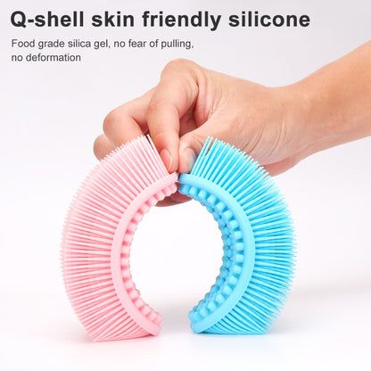Silicone Scalp Shower Massage Brush Soft Baby Bath Brush, Silicone Scalp Bath Brush