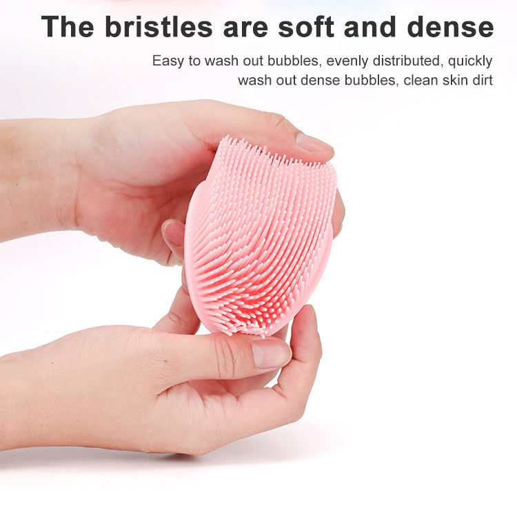 Silicone Scalp Shower Massage Brush Soft Baby Bath Brush, Silicone Scalp Bath Brush