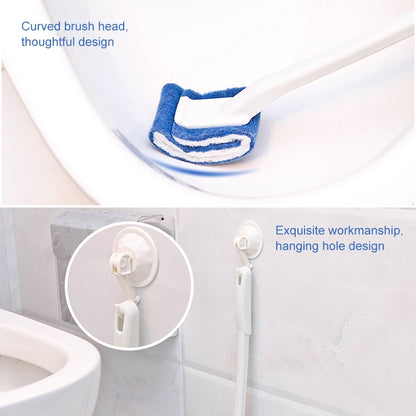 No Dead Corner Soft Bristles Disposable Toilet Brush