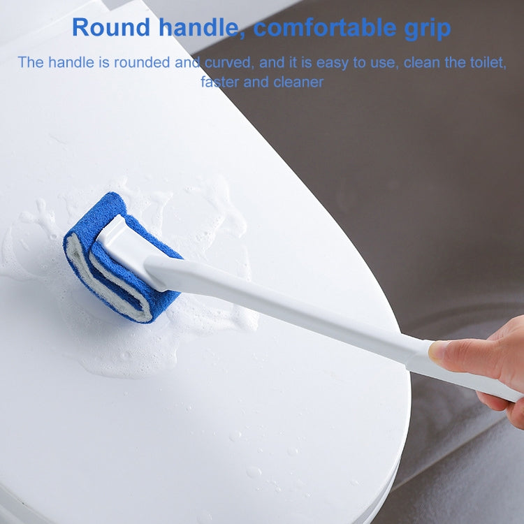 No Dead Corner Soft Bristles Disposable Toilet Brush