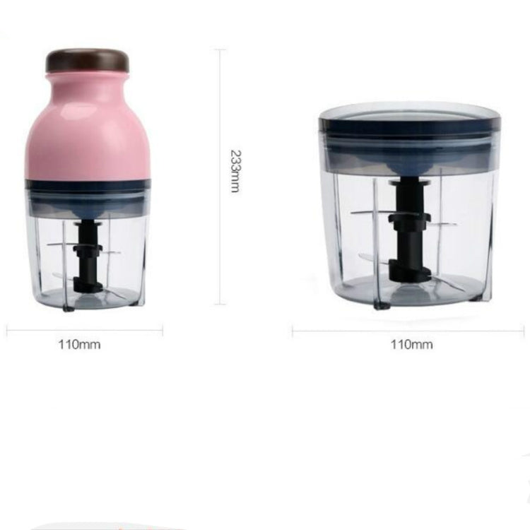 Portable Mixing Cup Electric Soy Milk Juicer Multi-function Cooking Machine Home Meat Grinder, Plastic Cup, Glass Cup