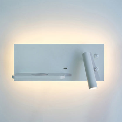 Wireless Wall Lamp USB 5V Charger Wall Lights Hotel Headboard Reading Lighting Spot Luminaire Lamp