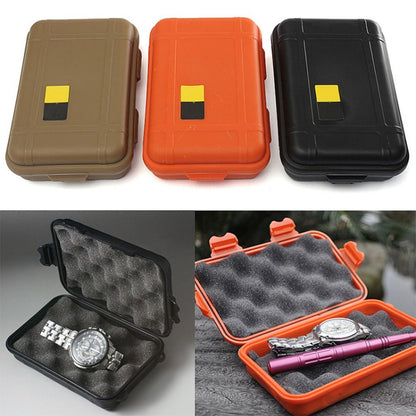 Outdoor Shockproof Waterproof Tool Box Airtight Case EDC Travel Sealed Container