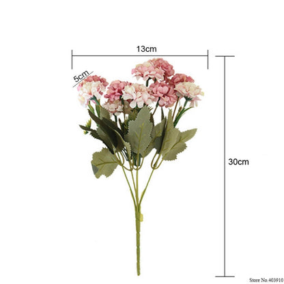 Artificial Flower Ball Chrysanthemum Home Decoration Wedding Bouquet Flower Plant Fake Flower