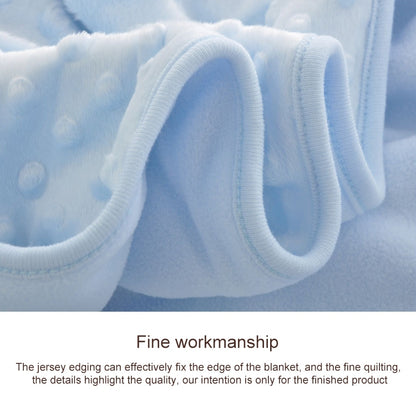 Spring and Autumn Double Layer Baby Knitted Fleece Blanket Bedding