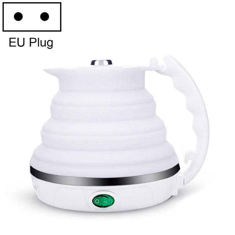 Portable Folding Silicone Intelligent Constant Temperature Travel Camping Electric Kettle, US Plug, EU Plug