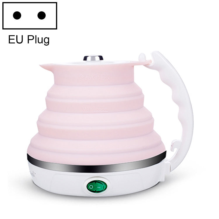 Portable Folding Silicone Intelligent Constant Temperature Travel Camping Electric Kettle, US Plug, EU Plug