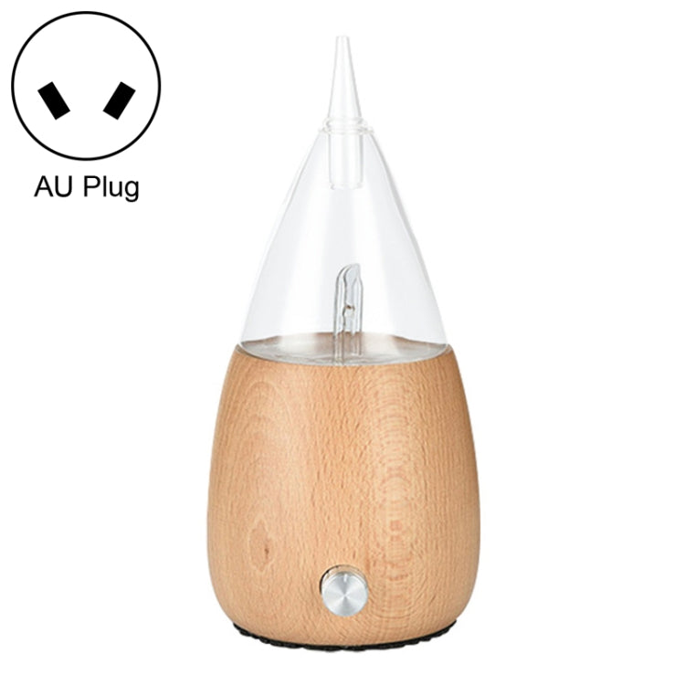 Waterless Diffuser Essential Oil Spray Wood Glass Aromatherapy Air Humidifier, AU Plug, UK Plug, EU Plug