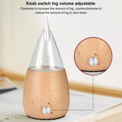 Waterless Diffuser Essential Oil Spray Wood Glass Aromatherapy Air Humidifier, AU Plug, UK Plug, EU Plug