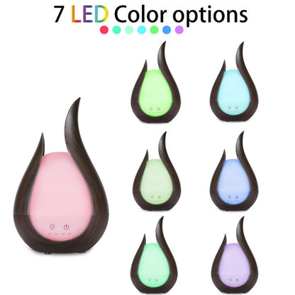 200ml Ultrasound Air Humidifier Aroma Essential Oil Diffuser 7 Colors LED Night Light Cool Mist Maker, UK  Plug, EU Plug