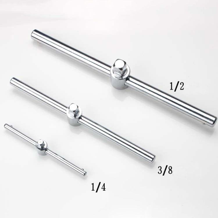 T-Type Socket Wrench Extension Rod Slider, 1/4 Inch, 3/8 Inch, 1/2 Inch