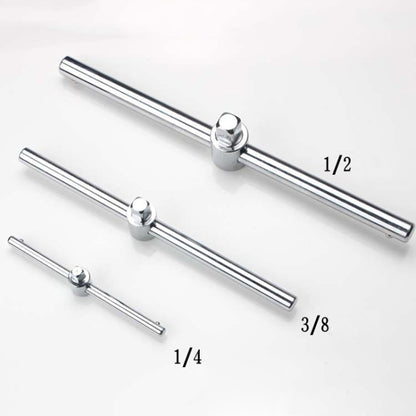 T-Type Socket Wrench Extension Rod Slider, 1/4 Inch, 3/8 Inch, 1/2 Inch