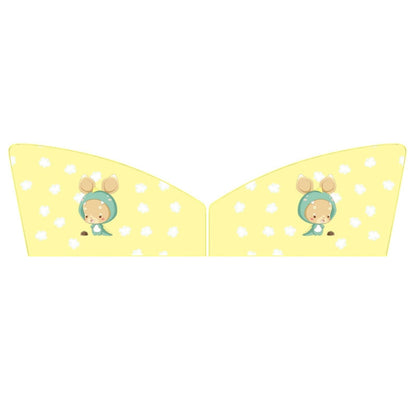 1 Pair Car Window Magnet Sunshade Curtain Heat Insulation Sun Block