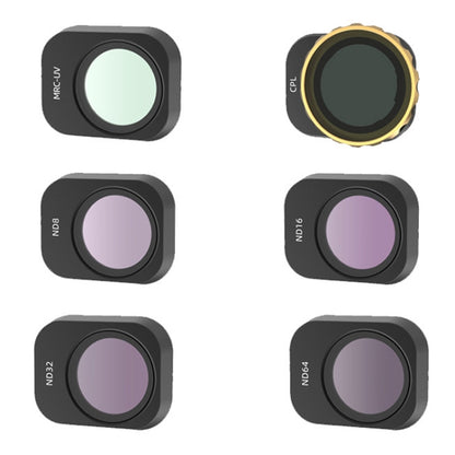JSR For Mini 3 Pro Camera Filters, 3 In 1 CPL+ND8+ND16, 4 In 1 Star+CPL+ND8+ND16, 4 In 1 ND8+ND16+ND32+ND64, 4 In 1 ND8-PL+ND16-PL+ND32-PL+ND64-PL, 6 In 1 UV+CPL+ND8+ND16+ND32+ND64