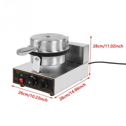 Electric Waffle Maker Egg Roll Maker DIY Ice Cream Cone Machine Crispy Omelet Machine, US Plug, UK Plug