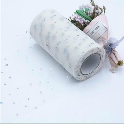 Tulle Roll 25 Yards 13cm Organza Laser Crafts Wedding Decoration Tulle Birthday Party Supplies, TBD0419813601A, TBD0419813601B, TBD0419813601C, TBD0419813601D, TBD0419813601E, TBD0419813601F, TBD0419813601G, TBD0419813601H, TBD0419813601I, TBD041981360...