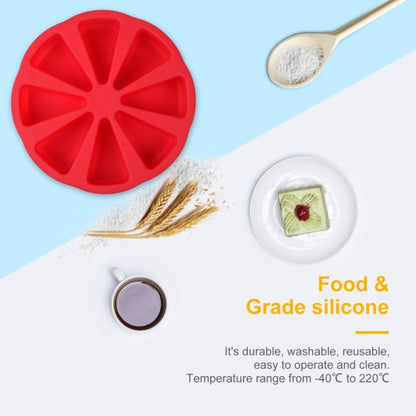 DIY Silicone Eight-point Triangle Mould Silicone Cake Mold Baking Tool, Random Color Delivery, Eight-point Triangle Mould