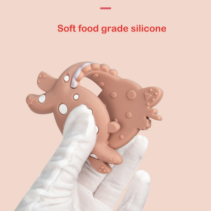 Cartoon Fawn Baby Teether Training Bite Molar Rod Silicone Toy Mother and Baby Supplies, Fawn Pink, Fawn Blue, Fawn Brown