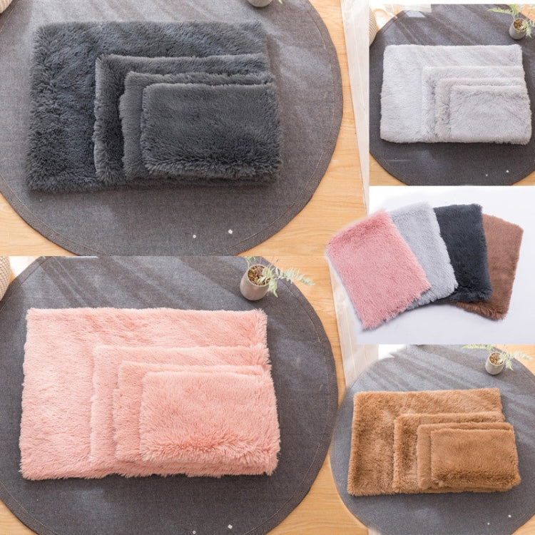 Autumn and Winter Warm Universal Square Pet Cat Dog Plush Pad, S, M, L, XL