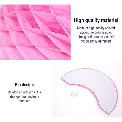 2 PCS Wedding Room Decoration Festive Mall Decoration Paper Honeycomb Ball Lantern, 6 inches 15 cm, 10 inches 25 cm, 12 inches 30 cm, 8 inches 20 cm