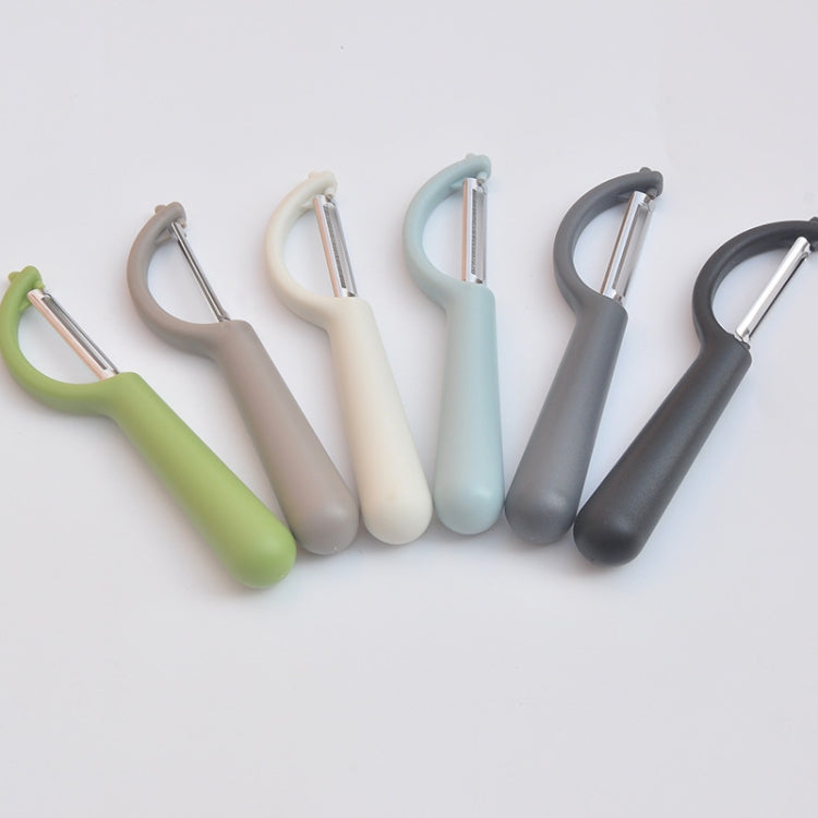 4个一卖 Stainless Steel Round Handle Peeler Sugar Cane Scraper  Fruit Plane, 4 PCS Apple Peeler Knife (Dark Gery), 4 PCS Apple Peeler Knife (Green), 4 PCS Apple Peeler Knife (White), 4 PCS Apple Peeler Knife (Light Gery), 4 PCS Apple Peeler Knife (Black)�...