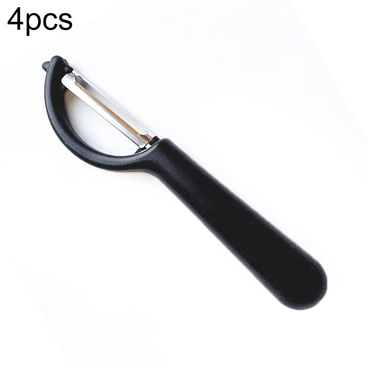 4个一卖 Stainless Steel Round Handle Peeler Sugar Cane Scraper  Fruit Plane, 4 PCS Apple Peeler Knife (Dark Gery), 4 PCS Apple Peeler Knife (Green), 4 PCS Apple Peeler Knife (White), 4 PCS Apple Peeler Knife (Light Gery), 4 PCS Apple Peeler Knife (Black)�...