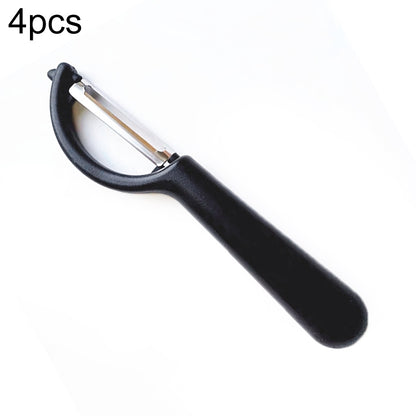 4个一卖 Stainless Steel Round Handle Peeler Sugar Cane Scraper  Fruit Plane, 4 PCS Apple Peeler Knife (Dark Gery), 4 PCS Apple Peeler Knife (Green), 4 PCS Apple Peeler Knife (White), 4 PCS Apple Peeler Knife (Light Gery), 4 PCS Apple Peeler Knife (Black)�...