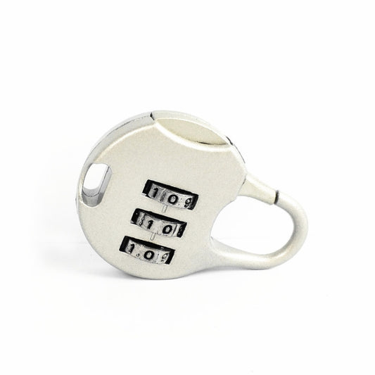 2 PCS Mini Password Small Padlock Luggage Lock Digital Password Lock, Silver, Black, Blue, Red, Green, Pink