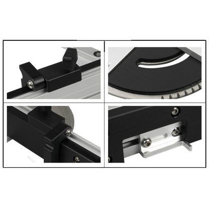 Woodworking Pusher Slide Ruler Woodworking Table Saw Measuring Tool, Single Tenon, Aluminum Handle, Copper Handle, Aluminum Handle + Tenon, Aluminum Handle + Tenon + Limit, Copper Handle + Tenon + Limit, Aluminum Handle + 450mm ＋ Limit�����������������...