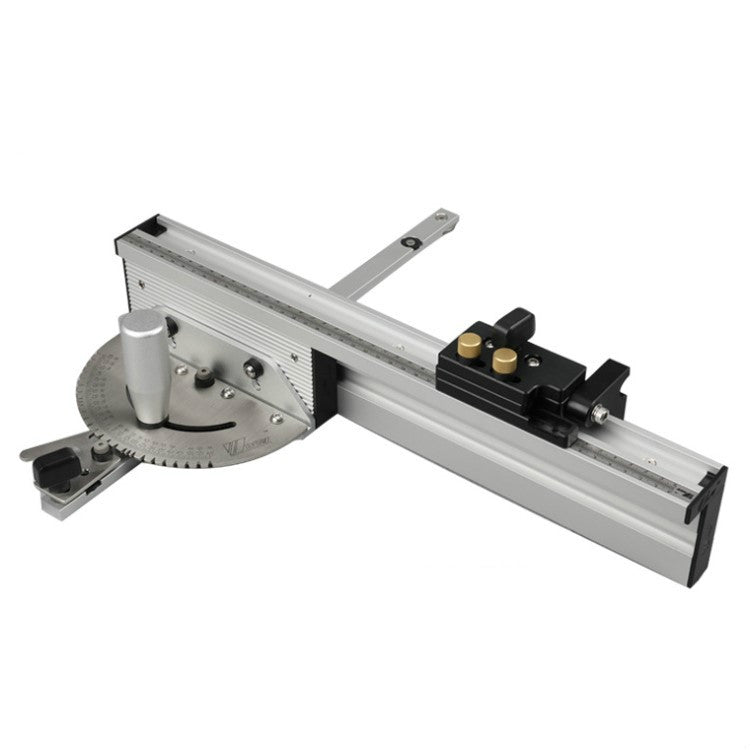 Woodworking Pusher Slide Ruler Woodworking Table Saw Measuring Tool, Single Tenon, Aluminum Handle, Copper Handle, Aluminum Handle + Tenon, Aluminum Handle + Tenon + Limit, Copper Handle + Tenon + Limit, Aluminum Handle + 450mm ＋ Limit�����������������...