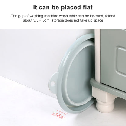 Folding Washbasin Outdoor Travel Portable Washtub, 9x25cm, 12x32cm