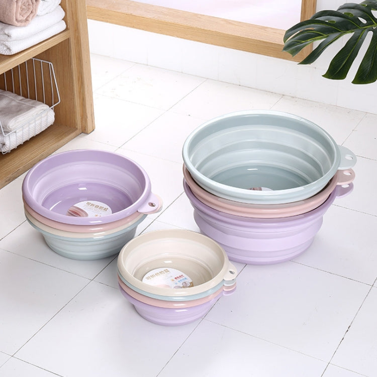 Folding Washbasin Outdoor Travel Portable Washtub, 9x25cm, 12x32cm