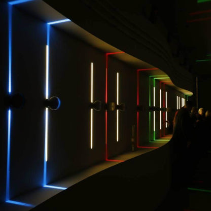 LED Door Frame Corridor Window Wall Spotlight, White, Semicircle