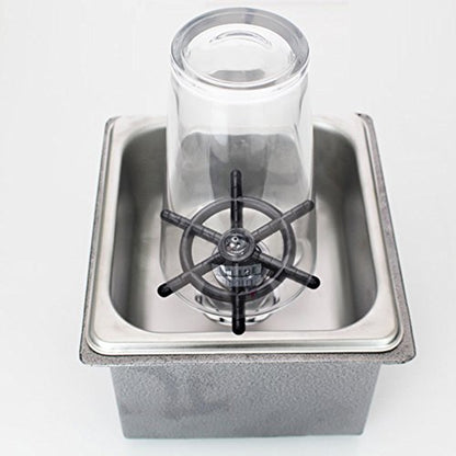 NB-1990 Stainless Steel Embedded Automatic Beer Glass Steaming Pitcher Rinser Cup Washer, Rinser Cup Washer
