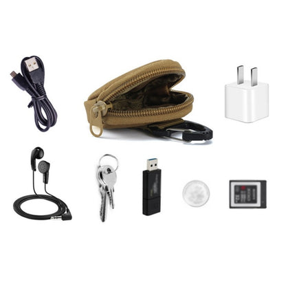 Camping Portable Storage Bag Triangle Buckle Case Waist Pack Small Wallet, Waist Pack Small Wallet