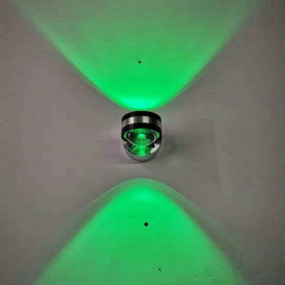 LED Up And Down Light Wall Light Double-Sided Crystal Aluminum Lights Upper Outlet, 2W (Yellow Light), 2W (Blue Light), 2W (Green Light), 2W (Purple Light), 2W (Mixed Color Light), 6W (Red Light), 6W (Yellow Light), 6W (Blue Light), 6W (Green Light)���...