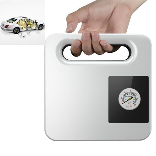 12V Car Air Pump Car Portable Tire Electric Pump, Mechanical Version(White), Digital Version(White)