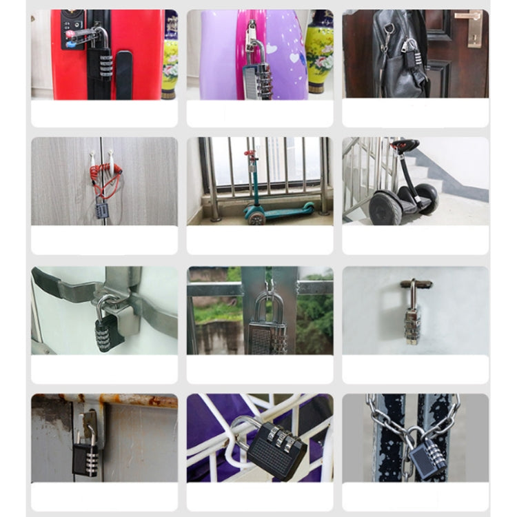 Four Digits Combination Lock Lluggage Gym Anti-theft Padlock, 8023, 8024, 8072, 8075