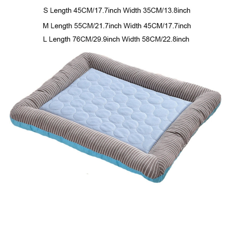 Summer Ice Silk Nest Pads Small and Medium-sized Multifunctional Cool Pet Nest Dog Cat Pad, S, M, L