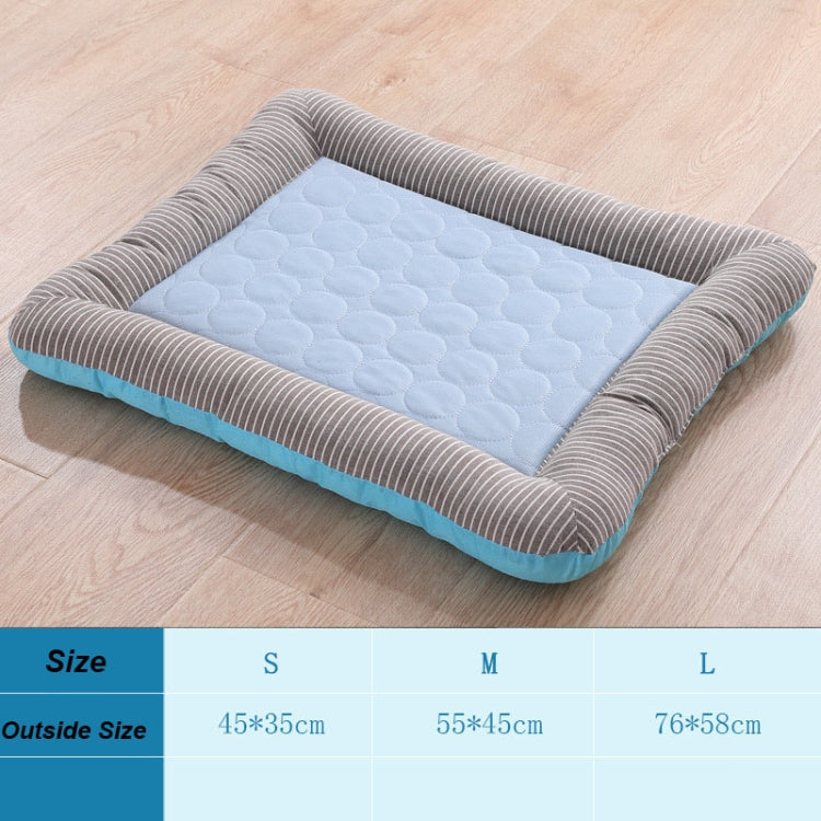 Summer Ice Silk Nest Pads Small and Medium-sized Multifunctional Cool Pet Nest Dog Cat Pad, S, M, L