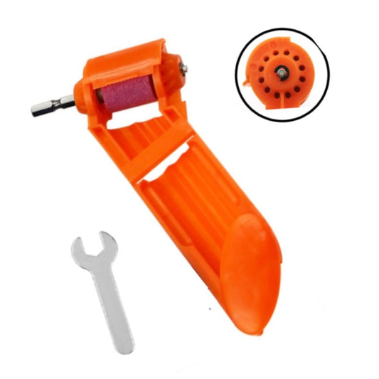 Portable Iron Straight Shank Twist Drill Bit Grinder, With Bucket  Orange, With Bucket Blue, Accessories, Grindstone, No Buckle Dark Orange, No Buckle  Blue