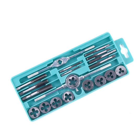 Hand Die Model Tap Tap Die Set Manual Tapping Drill Thread Hole, 20 In 1, 40 In 1