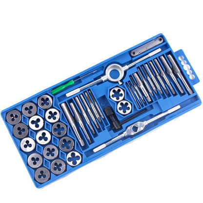 Hand Die Model Tap Tap Die Set Manual Tapping Drill Thread Hole, 20 In 1, 40 In 1